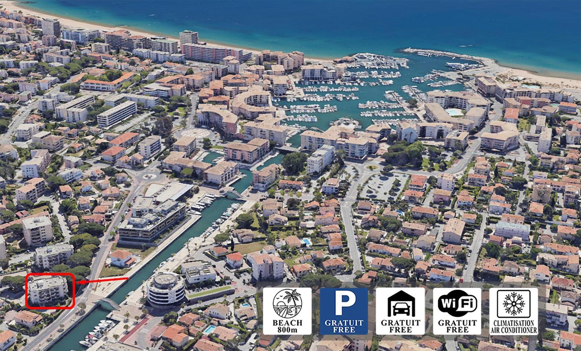 Chic Appart Du Port Fréjus エクステリア 写真